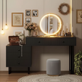 Coiffeuse avec miroir lumineux