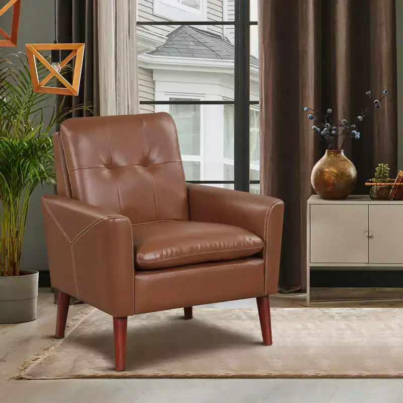 Fauteuil moderne en cuir PU